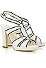 Sergio Rossi Monochrome Platform Sandals $995 @ Net-a-Porter