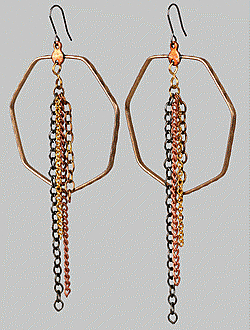 picture of Twisted Silver earrings