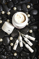 montage of beauty creams