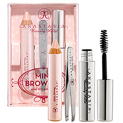 picture of anastasia mini brow kit in pink packaging
