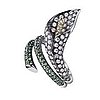 CALLY LILY RING, WHITE DIAMOND