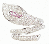 CALLY LILY RING, PINK SAPPHIRE