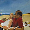 At the Bay, 30x30 inches.