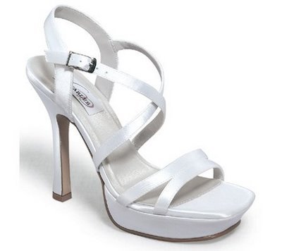 Bridal Sandal Shoes on Wedding Shoes Hunt  Striking Platform Sandal