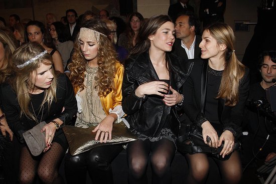 Eugenie Niarchos, Alexia Niedzielski, Charlotte Casiraghi, Gaia Repossi