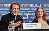 <i>Rage</i> press conference at Berlin Film Festival with co-star Steve Buscemi. 