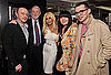 Chris Brooke of Basso & Brooke, Colin McDowell, Donatella Versace, Eun Jeong Hong, Erdem Moralioglu of Erdem