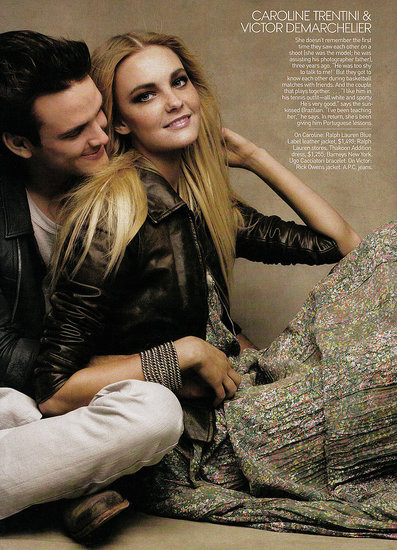 Caroline Trentini and Victor Demarchelier