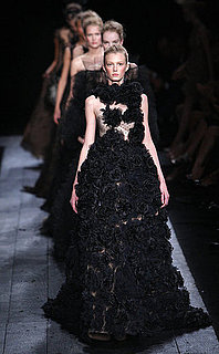 Valentino Goes "Radical" in Black for Fall 2009 Couture