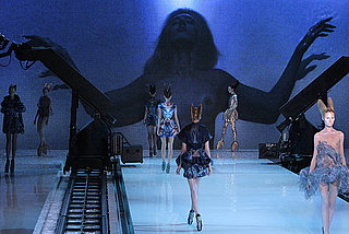 Alexander McQueen Shows Holographic Alien Beauties for Spring 2010