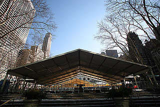 Bryant Park Prepares For Fashion Week Bryant Park Prepares For Fashion Week
