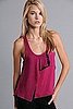 Fuschia and pretty lace detail don’t look too girly on this Mason By Michelle Mason tank ($116 @ tobi). 