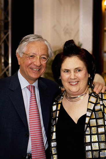 Christian Blanckaert and Suzy Menkes 