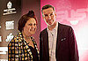 Suzy Menkes and Dries Van Noten 