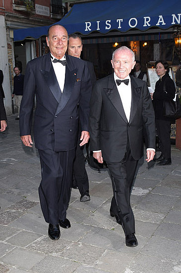 Jacques Chirac and Francois Pinault, Photo by D. Venturelli/Wireimage
