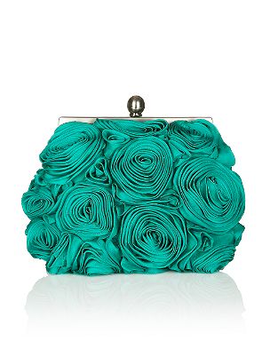 From Trend To Truth! 3-D Florals Hit High Street Shelves! | Florals, feature, 2009 Spring Shopping | Coutorture : floral clutch