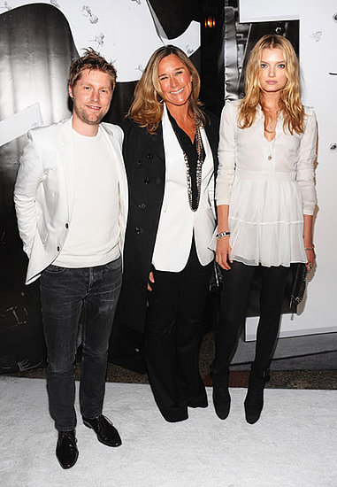 Christopher Bailey, Angela Ahrendts and Lily Donaldson