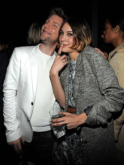 Christopher Bailey and Alexa Chung 