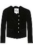 A fitted jacket with a sweet scalloped collar. 