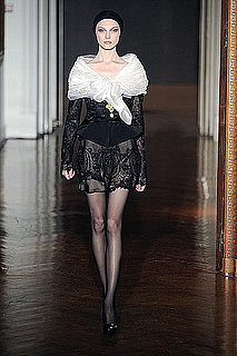 Fall 2009 Couture Trend Report: Black & White Transparency 