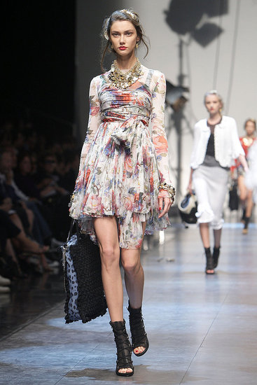 Milan Fashion Week: Dolce & Gabbana Spring 2010 :  fashion dolce gabbana dress spring 2010