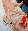 Step Three: Remove Excess Nail Color 