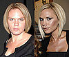 Louise Adams and Victoria Beckham