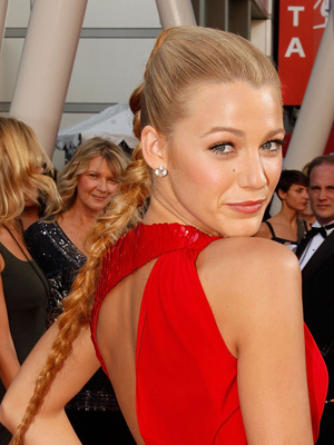 People are sure to be gossiping about Blake Lively's red carpet hair