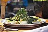 Greenish Salad With Soft Boiled Eggs