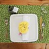 Tablescape and Pom-Pom Napkin