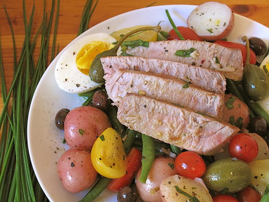 Classic Recipe For Seared Tuna Nicoise Salad POPSUGAR Food