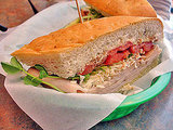 Turkey-Parmesan Sandwich on Focaccia