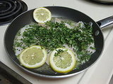 Sole With Herbed White Wine Lemon Sauce