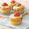 Orange-Glazed Strawberry Cupcakes