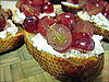 Grape Goat Cheese Crostini