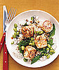 Chicken Teriyaki Meatballs With Edamame and Peas