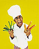 He used to be hot-tempered in the kitchen.