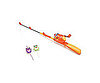 Kitty Hoots Catfisher Fishing Rod and Reel Cat Toy