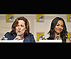 Sigourney Weaver and Zoe Saldana