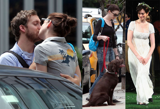 anne hathaway boyfriend adam. Photos of Anne Hathaway and Boyfriend Adam Shulman Kissing in NYC, 
