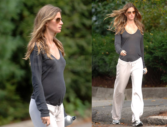 gisele bundchen pregnant belly. Photos of Pregnant Gisele