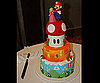 Three Tier Super Mario Bros. Wedding Cake