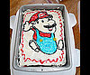 Fully-Frosted Mario Birthday Cake 