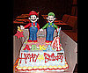 Mario and Luigi Birthday Cake