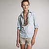 J.Crew Washed Chambray Perfect Shirt