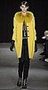 Thakoon's Vibrant Yellow Fur-Trimmed Coat