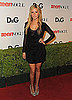 Ashley Tisdale in Sheer Sleeves and Python Pumps