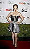 Medium's Sofia Vassilieva In a Metallic Strapless Frock