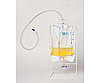 The catheter bag hanging...