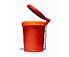 A trash can full of...
